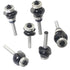 3Pcs Set,1/4" R3/16,R5/16,R3/8, Edging Fluting Bits Shank,Double Bearings Guided Concave Sunk Bead Router Bits Radius