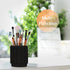 Silicone Pen Holder, Cute Desk Pencil Cup for Kids Office Decor, Desk Accessories Organizer (Black)