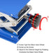 stonylab 4x4 inch Lab Jack, 100x100 mm Anodized Aluminum Top Deck, Scissor Jack with 5 KG Support Weight