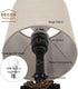 40W, (8" 8" 16" Decor Therapy Anchor Resin Accent Lamp, Easy on/Off Push-Through Light Switch, Coastal Style, Energy