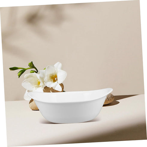 VICASKY Portable Oval Face Wash Basin - Stackable Cleaning Tub for Home and Salon