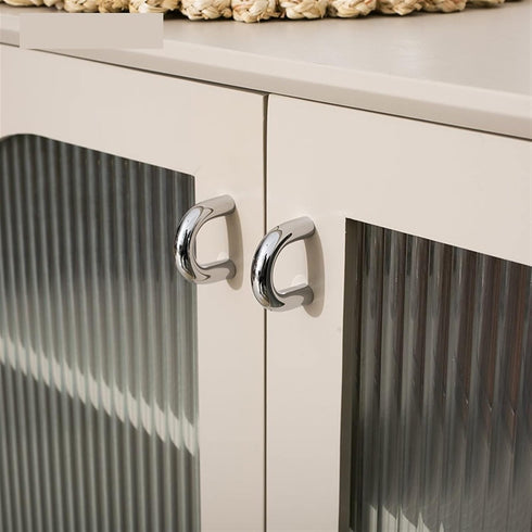 SMOKT 1Pcs Brass Bright Chrome Long Furniture Handles Wardrobe Kitchen Cupboard Cloakroom Bedside Cabinet Handle Shoe