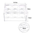 uxcell Clear Polypropylene Tube Rack, 6-Well for 100ml