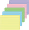 JINMIKEJI Colored Index Cards 5x7 Inch - 50 Pack Ruled Flash Cards for