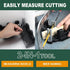 2-in-1 Mitre Measuring Cutting Tool for Home Improvement, Sawing Mitre Angles, Professional Woodworking
