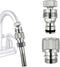 Dishwasher Snap Coupling Adapter - Quick Connection for Shower Hose, Garden Hose, Sink to Hose Adapter