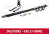 5 Rubbermaid FastTrack Garage Storage Utility Hooks Piece Black All in One Rail Hook Kit and Tool Organizer Heavy Duty