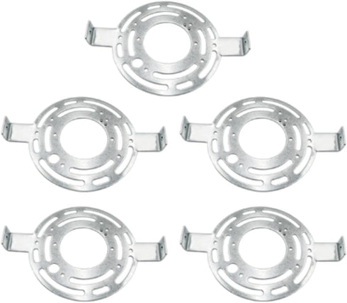 KiBcsLic 5x Light Fixture Mounting Bracket Ceiling Light Plate, Steel Crossbar Plate Round