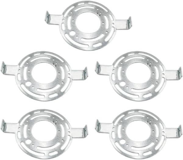 KiBcsLic 5x Light Fixture Mounting Bracket Ceiling Light Plate, Steel Crossbar Plate Round