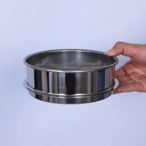 3 Pcs Lab Sieves, 6 Inch Diameter Test Sifter with Tray and Lid