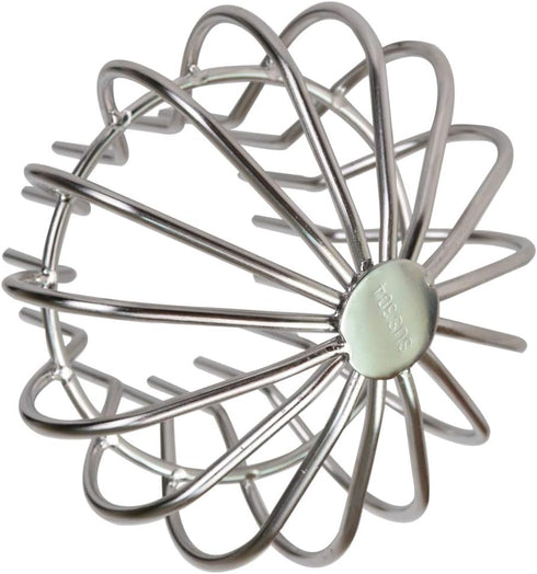 304 Stainless Steel Drain Outdoor Roof Anti-Blocking Line Cap, Round Floor Net Cover, 4 inch