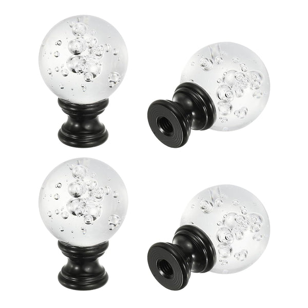 PATIKIL 1/4-27 Lamp Finial Cap for Lampshade Harp Top, 4Pcs Cap Nut Screw
