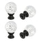 PATIKIL 1/4-27 Lamp Finial Cap for Lampshade Harp Top, 4Pcs Cap Nut Screw