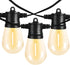 Banord 51FT Outdoor Shatterproof LED String Lights, Waterproof 17 Hanging Sockets with