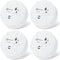 Geevon 4 Pack Water Leak Detectors, 100dB Water Sensor Alarms Flood Detector for
