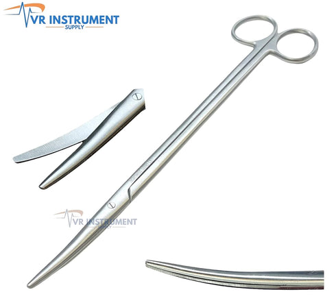 VR Instrument Supply 9" Metzenbaum Scissors Curved Blunt/Blunt Medical Surgical Veterinary Instruments Tools