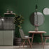Yasinet 17.7" x197" Dark Green Wallpaper Green Peel and Stick Wallpaper Green Contact Paper Waterproof Self Adhesive Removable Wallpaper Decorative for Wall Bedroom Vinyl Film by Yasinet