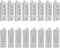 Window Latch Locks Replacement - Plastic Spring Loaded Sliding Window Tilt Latch - Pack of 16 Home Window Accessories