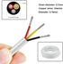 50FT 18 3 18AWG 18/3 Gauge Wire Conductor, Electrical Wire, Oxygen Free Stranded Tinned Copper Wire, Insulated Low