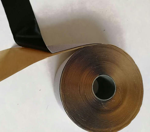 LLPT Butyl Sealing Tape 2” x 50 Ft Nonwoven Fabric Cover Self Adhesive Butyl Tape for Waterproofing Wet Areas (NF250)