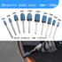 100 Pcs Rotary Grinding Stones - 1/8 Inch Shank Abrasive Mounted Sharpening Bits for Dremel