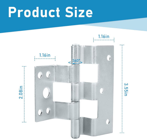 3 Pack Mobile Home Door Hinges Compatible with Elixir Mobile Homes Exterior Door