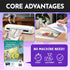 Self Adhesive Laminating Clear Sheets, 4mil, Pack of 20, Letter Size (8.5 x 11 Inches) by HASHI