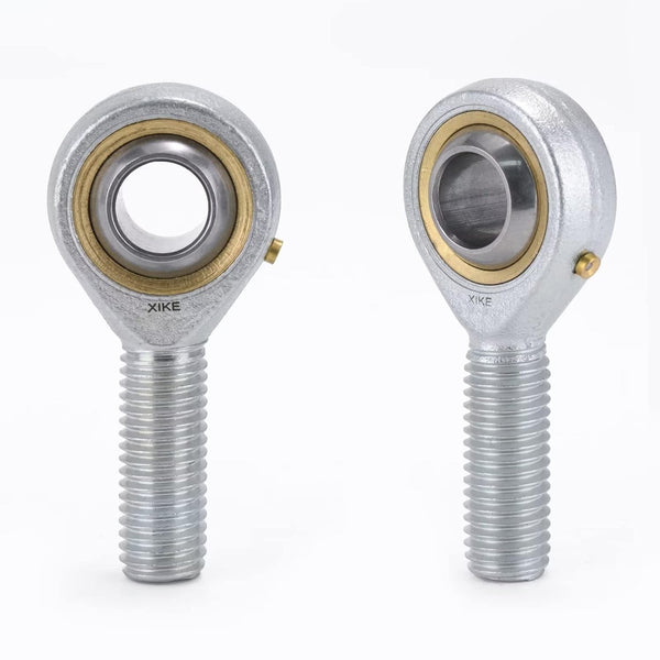 XIKE 2 Pcs POS6 Joint Rod End Bearings, Bore 6mm, Male Thread Right Hand, Fits DIY and Hydraulic Cylinders