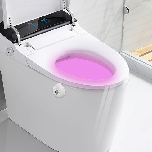 Generic LED Toilet Light Motion Activated Lamp, Color Shifting Strip | Battery Powered Night Fixture, Smart Restroom