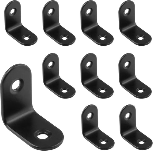 Bonsicoky 12Pcs L Bracket Right Angle Corner Brace, Stainless Steel 1 x