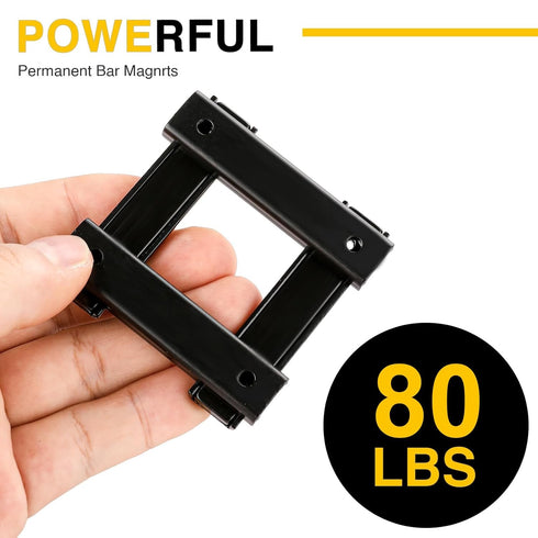 4Pack, 2.36" 0.53" 0.20" 80LBS Countersunk DIYMAG Strong Neodymium Rectangular Magnets x x Pulling Force Hole Magnet
