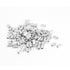 uxcell Uxcell 0.8mm 1/32-inch Wire Rope Aluminum Ferrules Sleeves, Silver Tone, Pack of 100