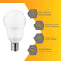 A15 Bulb 6W (40W 480 4000K Dimmable E17 Diodesy- LED Appliance Light Equivalent) Lumens Cool White Intermediate Base
