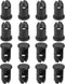 uxcell 16Pcs Camping Chair Foot Cover, 0.59 Inch Plastic Table Legs Feet