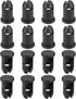uxcell 16Pcs Camping Chair Foot Cover, 0.59 Inch Plastic Table Legs Feet