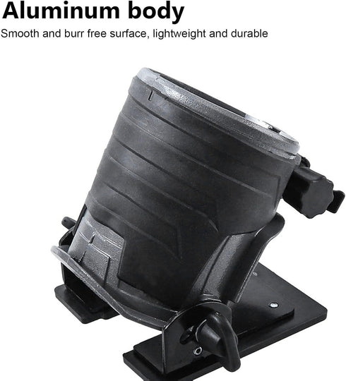 Trimming, ViaGasaFamido Adjustable Angle Fixed Base Woodworking Router Base Made from Aluminum Alloy for Professional