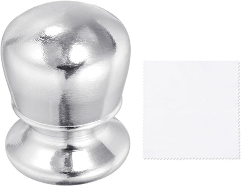 uxcell 1" Tall Lamp Finials Chrome, 1/4-27 Thread Lamp Cap Knob Decoration