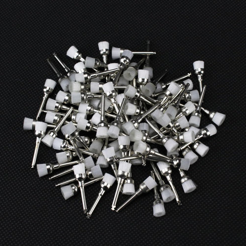 Airgoesin 100pcs Nylon Buffing Polishing Brush Polisher Latch Type RA 2.35 for Grindering Power Rotary Cleaning Tools