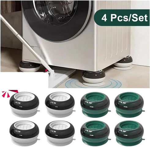 DYLCCHFS 4Pcs 4pcs) Universal Anti Vibration Pads Washing Machine Rubber Foot Mat Silent Refrigerator Furniture Pad