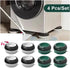 DYLCCHFS 4Pcs 4pcs) Universal Anti Vibration Pads Washing Machine Rubber Foot Mat Silent Refrigerator Furniture Pad
