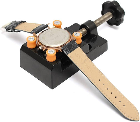 Yakamoz Universal Mini Drill Press Vise Clamp Table Bench Vice for Jewelry, Walnut Nuclear Watch Repairing, DIY Craft