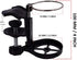 Pmsanzay 1.5" (38MM) Desk Side Drink Holder Home Office Table Water Bottles Holder Cup Holder for Bedroom Desktop