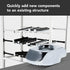 8020, 3933, 15 40 Series 1/4-20 Standard Drop in T-Nut Steel Nut T-Slot Accessories for 80/20 Aluminum Extrusion (10