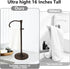 16 Inch Countertop Bronze Bath Hand Towel Holder Stand,Stainless Steel Free Standing Towel Rack,Heavy Weight Towel Bar