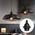 Zevnico 8 Pack E26 E27 Bulb Light Sockets, Black Medium Screw Base with Shade Ring, Retro Period Style Edison Lamp