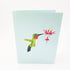 Hummingbird Pop Up Birthday Greeting Card - Great Gift for Birthday, Thanksgiving, Anniversary, Valentine's Day, Kids