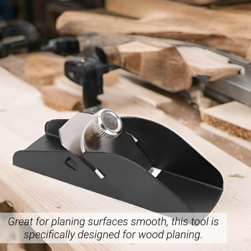 Hand Planer, Mini Wood Planer Tool for Woodworking Flat Bottom Trimming and Surface Smoothing