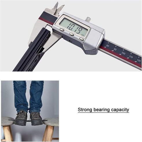 V3VOGUE Linear Slide Bearing - Drawer Ball Bearing Slides,for Bedside Cabinet, Wardrobe, Shoe Cabinet,undermount Drawer