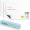 Magnetic Whiteboard for Fridge, 3 Pack Small Dry Erase Boards with 4 Markers & 1 Eraser, 11 x 17 for Home