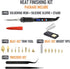 21PCS 3D Printing Accessories Smoothing Tool Kit, Modify Finishing Tool Soldering Welding Iron Kit, Heat Insert Brass